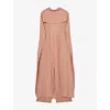 Reiss Womens Pink Farley Wide-leg Woven Jumpsuit In Pink