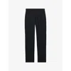 Reiss Womens  Hatch Slim-fit Straight-leg Stretch Wool-blend Trousers In Navy