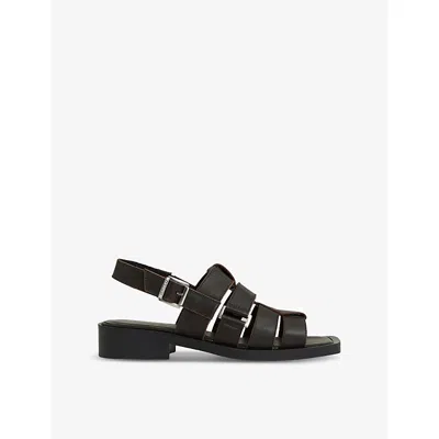 Reiss Womens  Marlie Leather Sandals