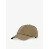 Reiss Womens Nicole Logo-embroidered Nylon Baseball Cap Khak In Khaki