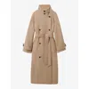 Reiss Prim Wool Blend Coat In Neutral