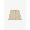 Reiss Womens Longline Relaxed-fit Jersey Shorts Sage Xs In Sage