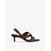 Reiss Candice Slingback Sandal In Tan