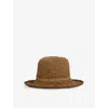 Reiss Womens Tan Enziya Straw Sun Hat