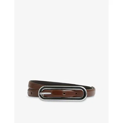 Reiss Womens  Scarlett Leather Buckle Belt