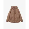 Reiss Mink Neutral Quilted Puffer Coat In Mink Neutral