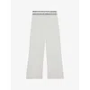 Reiss Womens Fawn Wide-leg Linen Trousers White In White