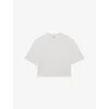 Reiss Womens  Lara Relaxed-fit Cotton T-shirt In White
