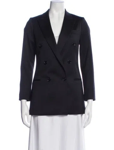 Pre-owned Reiss Wool Blazer In Black