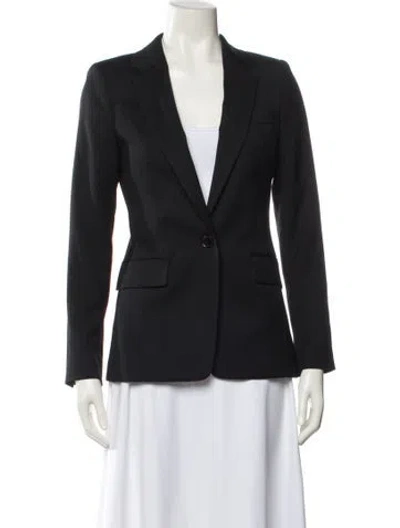 Pre-owned Reiss Wool Blazer In Black