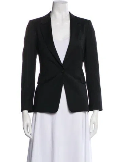 Pre-owned Reiss Wool Blazer In Black