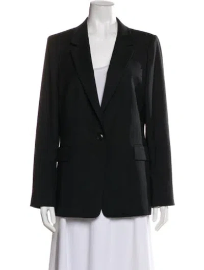 Pre-owned Reiss Wool Blazer In Black