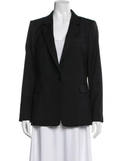 Pre-owned Reiss Wool Blazer In Black
