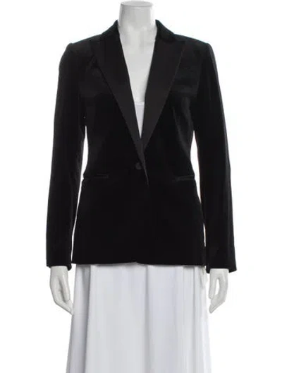 Pre-owned Reiss Wool Blazer In Black