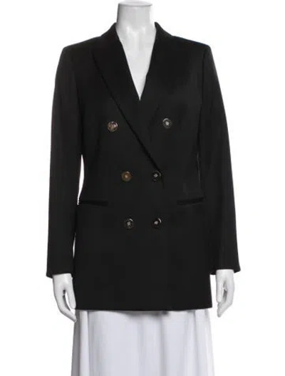 Pre-owned Reiss Wool Blazer In Black
