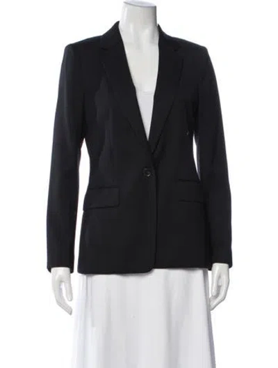 Pre-owned Reiss Wool Blazer In Black
