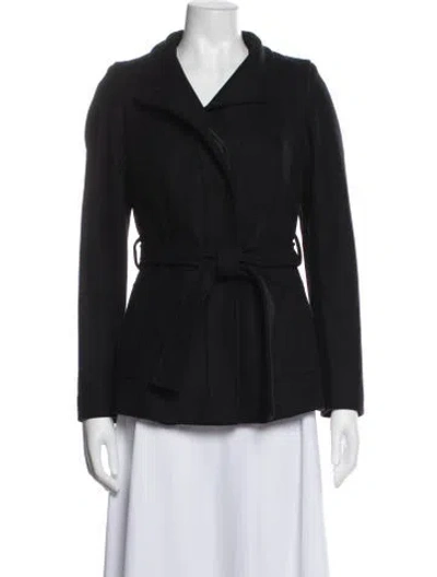 Pre-owned Reiss Wool Blazer In Black