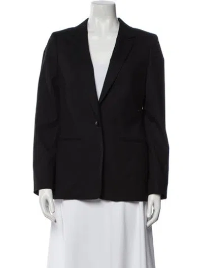 Pre-owned Reiss Wool Blazer In Black