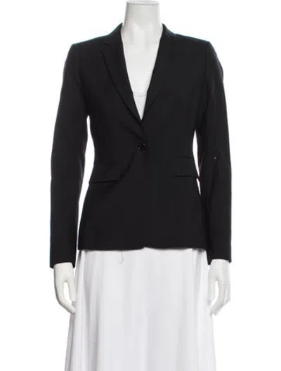 Pre-owned Reiss Wool Blazer In Black