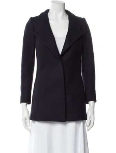 Pre-owned Reiss Wool Blazer In Blue