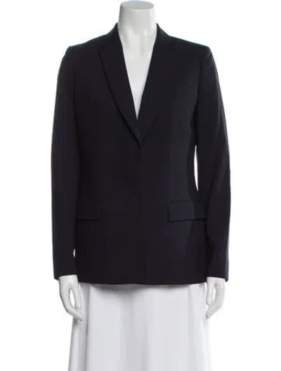 Pre-owned Reiss Wool Blazer In Blue