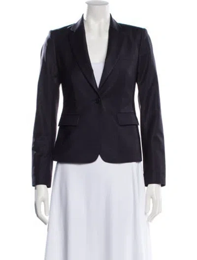 Pre-owned Reiss Wool Blazer In Blue