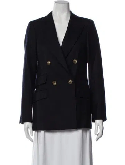 Pre-owned Reiss Wool Blazer In Blue