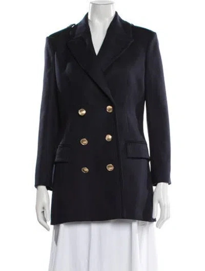 Pre-owned Reiss Wool Blazer In Blue