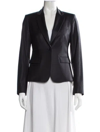 Pre-owned Reiss Wool Blazer In Blue