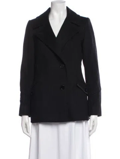 Pre-owned Reiss Wool Blazer In Blue