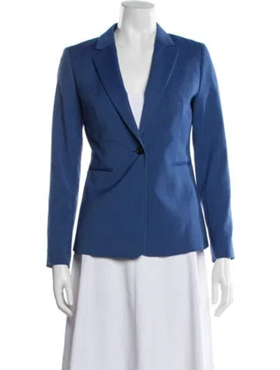 Pre-owned Reiss Wool Blazer In Blue