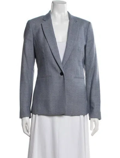 Pre-owned Reiss Wool Blazer In Blue