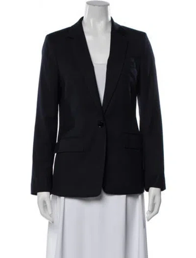 Pre-owned Reiss Wool Blazer In Blue