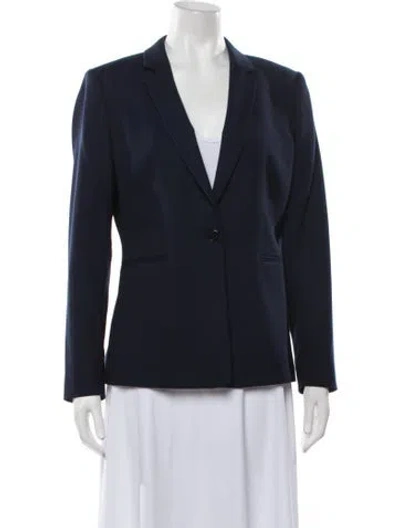 Pre-owned Reiss Wool Blazer In Blue