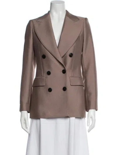 Pre-owned Reiss Wool Blazer In Brown