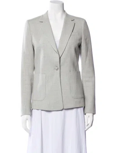 Pre-owned Reiss Wool Blazer In Gray