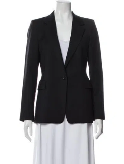 Pre-owned Reiss Wool Blazer In Gray