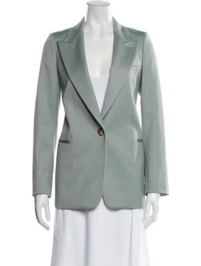 Pre-owned Reiss Wool Blazer In Green