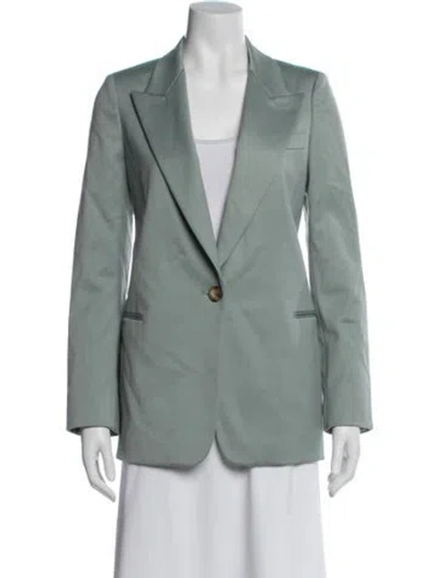 Pre-owned Reiss Wool Blazer In Green