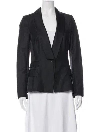 Pre-owned Reiss Wool Blazer In Grey