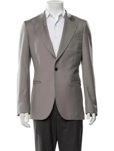 Pre-owned Reiss Wool Blazer In Grey