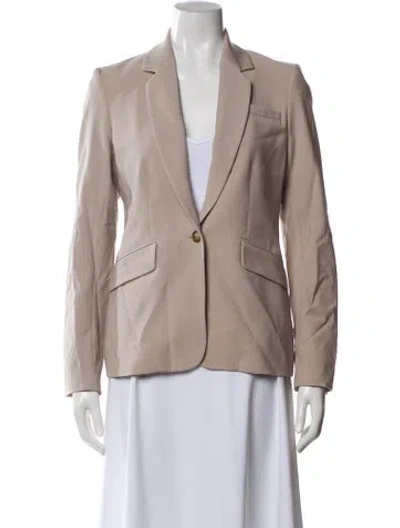 Pre-owned Reiss Wool Blazer In Neutral