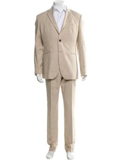 Pre-owned Reiss Wool Blazer In Neutral