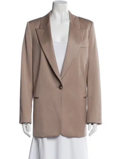 Pre-owned Reiss Wool Blazer In Neutral