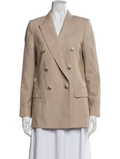 Pre-owned Reiss Wool Blazer In Neutral