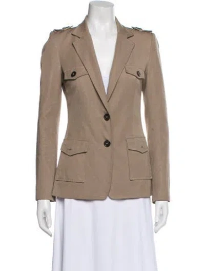 Pre-owned Reiss Wool Blazer In Neutral