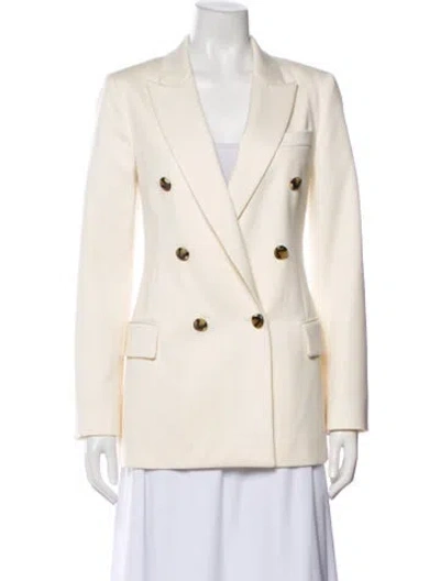 Pre-owned Reiss Wool Blazer In Neutral