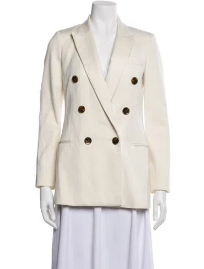Pre-owned Reiss Wool Blazer In Neutral
