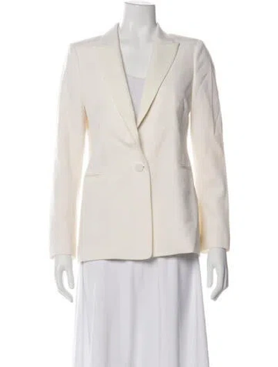 Pre-owned Reiss Wool Blazer In Neutral