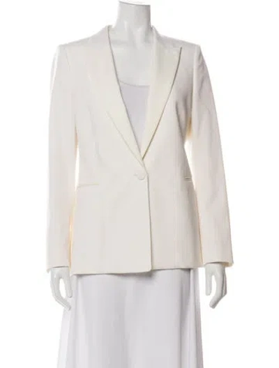 Pre-owned Reiss Wool Blazer In Neutrals